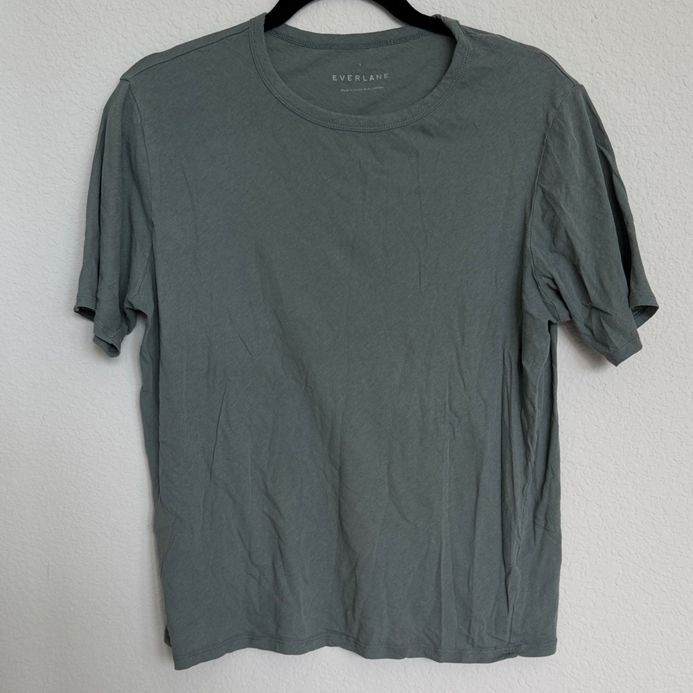 Everlane Grey Green Tshirt